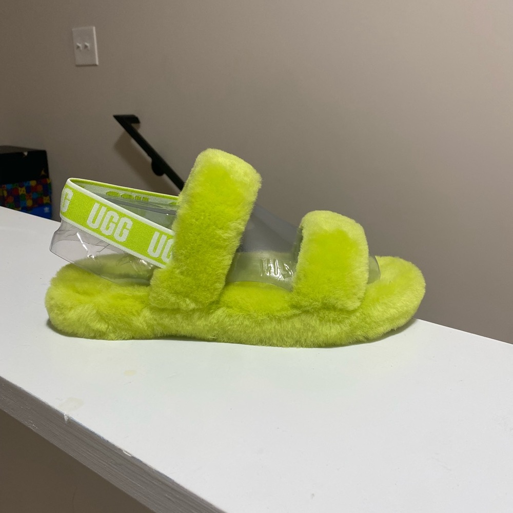 Ugg Lime green slippers